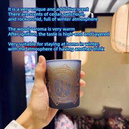 190g Aromatherapy Candle City Limited Edition Pure Natural Plant Essential Oil Scented Candle Cafe Chantilly Christmas Home Gift