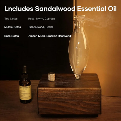 A11R Waterless Oil Diffuser Forhome Large Aromatherapy Forlarge Room Bedroom Hotel Wood Cordless Mini Diffusers