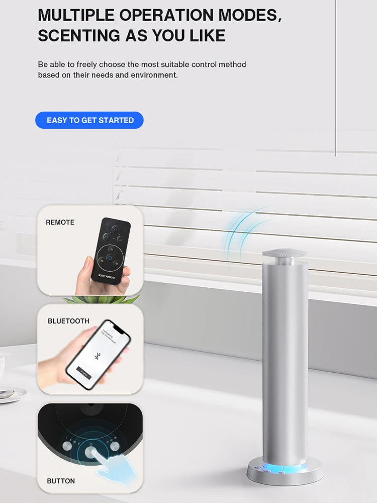 NAMASTE 200m³ Smart Electric Smell Distributor Waterless Home Fragrance Diffuser Rechargeable Aromatherapy Machine Air Diffusion