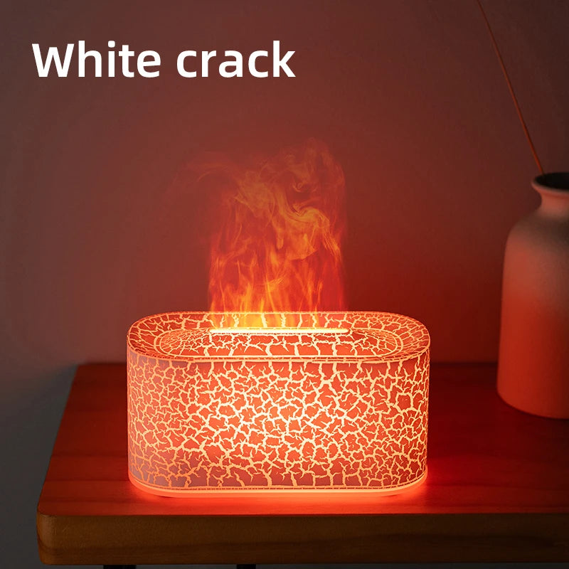 Colorful Flames Air Humidifier Essential Oils Humidifiers Flame Aroma Humidifier Fragrance Diffuser Home Aromatherapy Diffuser