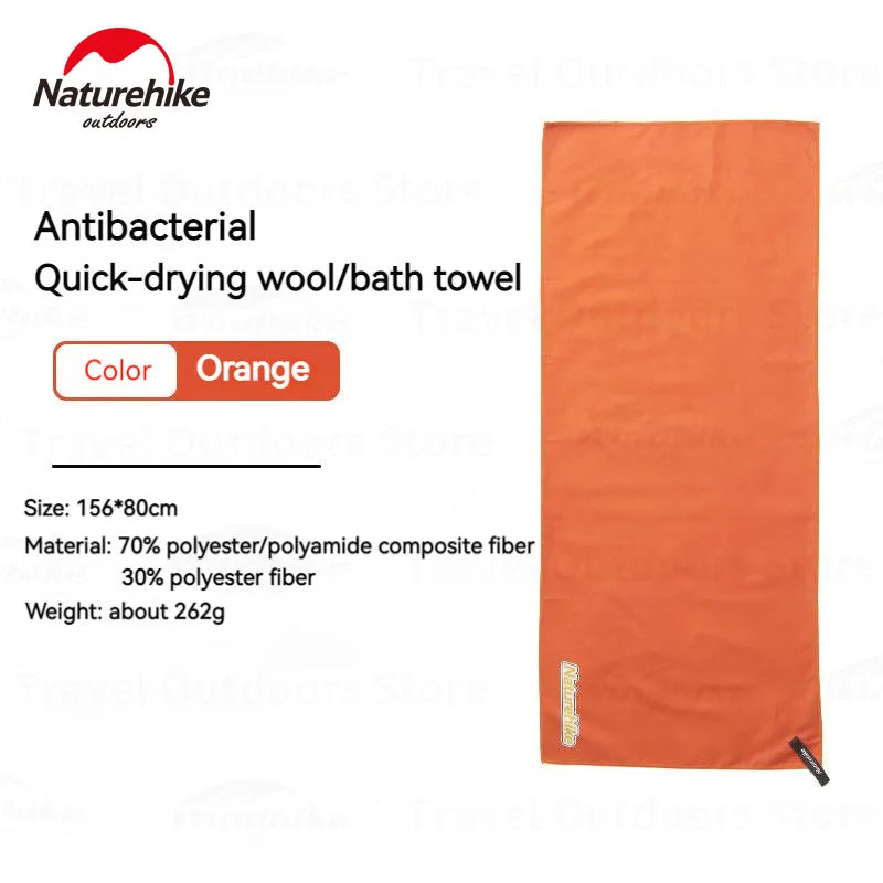 Naturehike Quick Dry Towel Body Hair Face Towels for Bath Beach Fitness Gym Sports Tourist Velvet Sided Composite Fibre Cloth