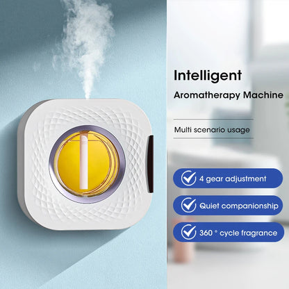 For Shangri-la Home Desktop Aromatherapy Diffuser USB Smart Air Purifier with Display for Car Bathroom Air Deodorization