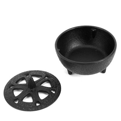 Cast Iron Lotus‑Shaped Incense Aromatherapy  for Home Decoration Bathroom Bedroom Home decoration Incense Container