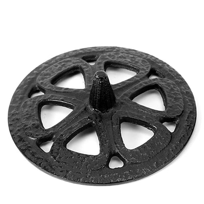 Cast Iron Lotus‑Shaped Incense Aromatherapy  for Home Decoration Bathroom Bedroom Home decoration Incense Container