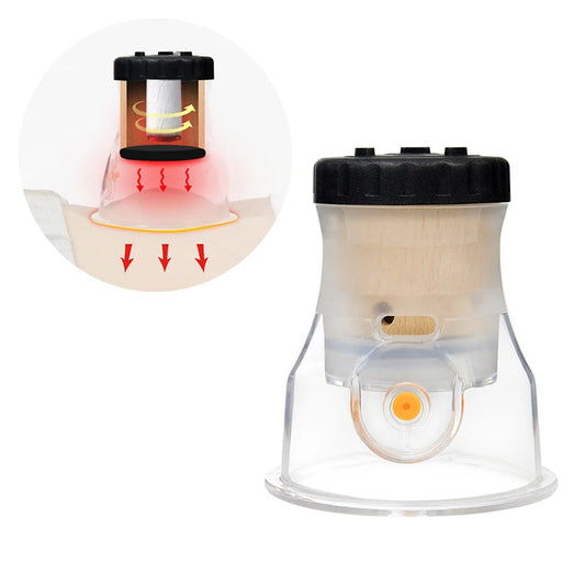 Moxibustion Vacuum Cupping Cans Body Massager Heating Burning Moxa Ventosa Anti-Cellulite Relaxation Comfortable Portable