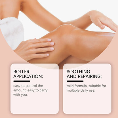 Organic Castor Oil Serum Roller Improve Skin Elasticity Deep Moisturizing Face Body Skin Massage Care Essence 50ml
