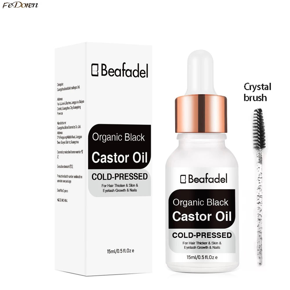 100% Castor Oil Pure Natural Cold Pressed Promotes Healthy Skin and Hair  Thickens Eyebrows and Extends Eyelashes Massage