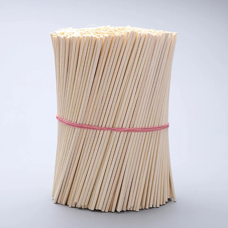 500Pcs Dia 5, 4, 3mm X, L40, 30, 25, 20cm Indonesian Aroma Essential Oil Diffuser Rod,Wood Rattan Sticks for Home Decor,