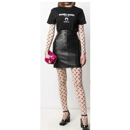 Moon Print Sports Leggings Trousers Elastic Slimming Casual Wear Outdoor Indoor ular Long Pants Thin Material Fem