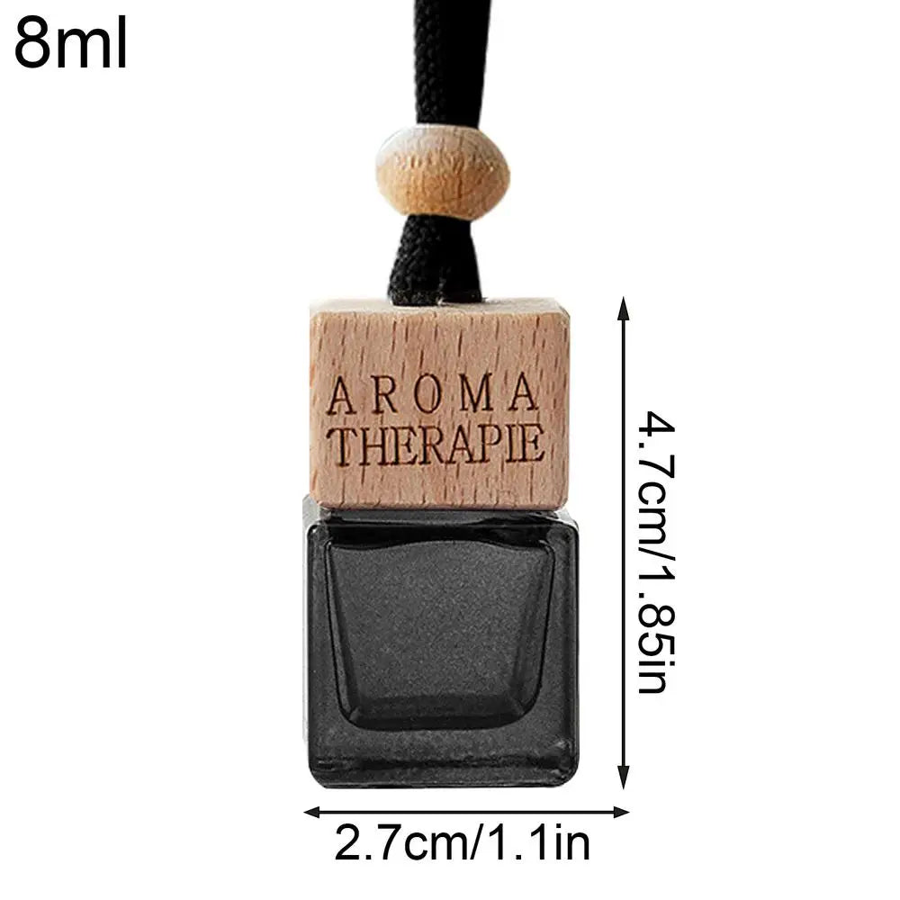 Car Air Freshener Diffuser Bottle Ornaments 8ml Auto Rearview Mirror Diffuser Perfume Pendant Fragrance Diffuser Empty Bottle