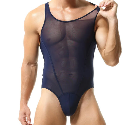 Fitness Faja Para Hombre Compression Shirt Men Mesh Breathable Corset Bodysuit Ropa Interior Sexi Para Hombre Men's Shapewear