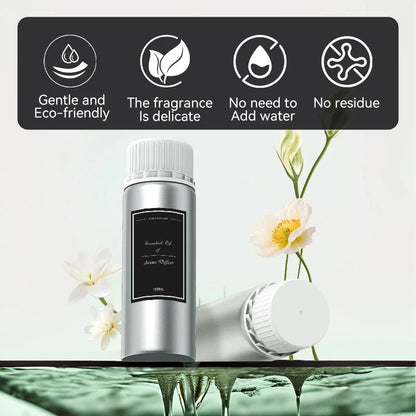 100ml Aluminum Bottle Essential Oil Car Aromatherapy Machine Essential Oil Supplement Suitable For Home Aromatherapy Machine