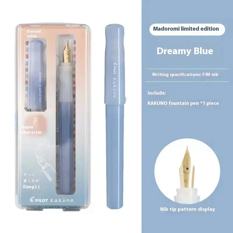 PILOT Fountain Pen Lightweight Barrel SMILEY Cute Panda Nib/Cap Practice Pen Business School Journaling Gift Japanese Stationery
