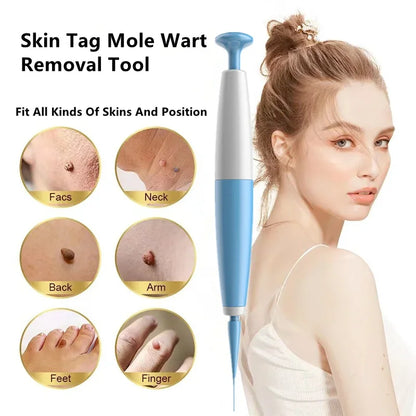 1Set Skin Tag Removal Skin Cleansing Kit For 2-4mm Skin Tag Treatment Removes In Skin Wart Mole Skin Tag Removal Tool Face Care