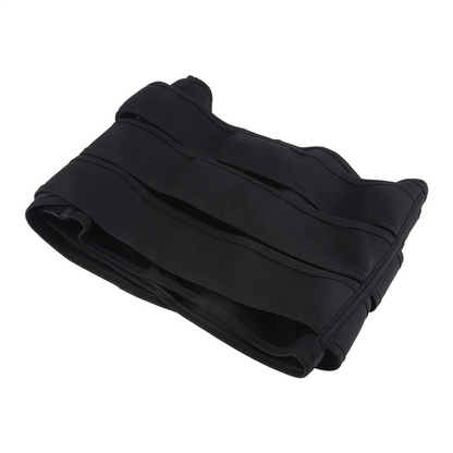 RTSHE-Hot Sweat Waist Slimming Fine-Tuning Zipper Belt Body Shaping Machine Weight Loss Exercise Belt Large Size