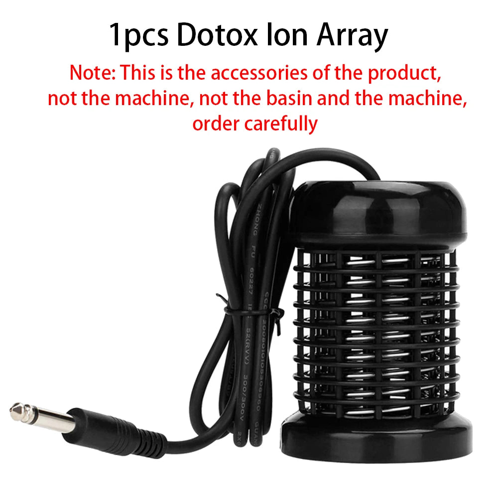 Detox Ionic Foot Spa Bath Machine for Foot Bath Ion Detoxifier Massager Relaxation Pedicure Footspa Massage Therapy Arrays Aqua