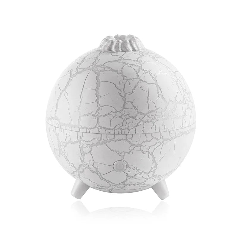 Creative Planet Mini Aroma Diffuser USB Essential Oil Humidifier Colorful Flame Lamp Home Desktop Aromatherapy Air Diffuser