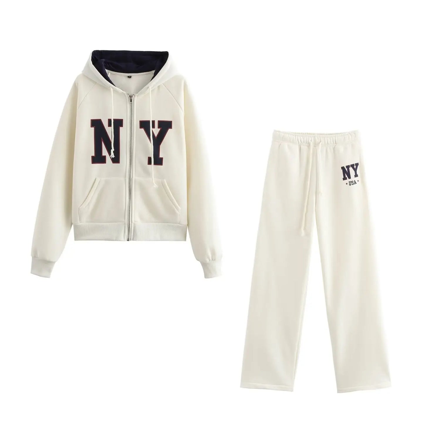 Pants Set Woman Two Pieces Casual Elegant Preppy Style Long Sleeve Sets Autumn Outfits Sweat Suit Sets Y2k Outfit Set