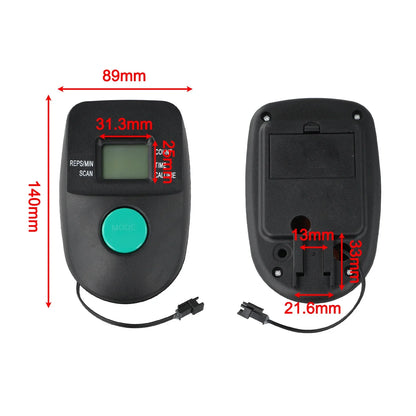Exercise Bike Monitor Speedometer LCD Electronic Meter Stationary Bike Digital Display Fitness Equipment Instrument Panel