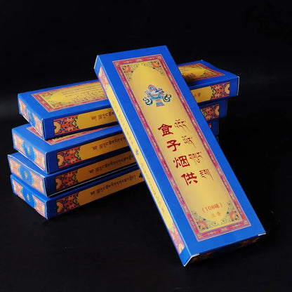Religious Meditation Tibetan Incense sticks, Positive Energy Blessing, Bland Aroma, Made From Natural Spices,Not Easily Broken