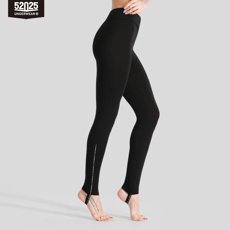 52025 Women's Thermal Stirrup Leggings – Body Shaping, Push-Up Fitness & Yoga Pants. Comfortable, Supportive Athletic Leggings