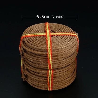 Handmade Tibetan Sandalwood Coil Incense - Natural Rare Wood Aroma for Home Meditation, Yoga, Relaxation - Long Lasting 4H Burn